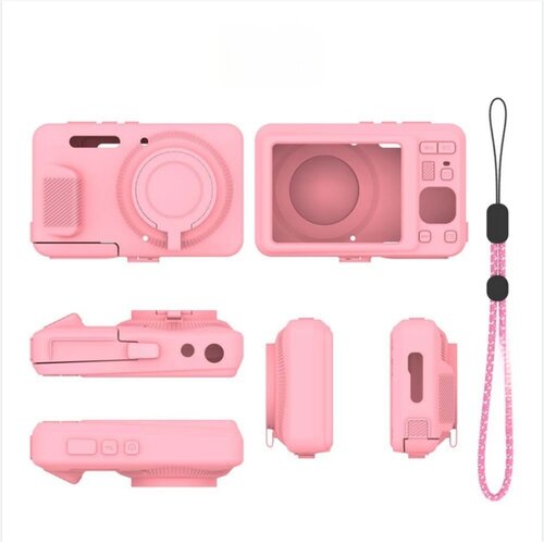 INF Silikonski za&amp;scaron;čitni ovoj za Kodak PIXPRO FZ55, proti udarcem in prahu Pink, (5000335615) Slike