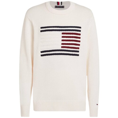 Tommy Hilfiger Puloverji MW0MW36192 Bela Slike