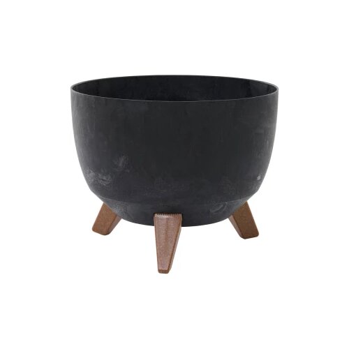 Siena Garden OSLO STONE LA880-71 posuda za biljke polipropilen betonska optika boja, crna Cijene