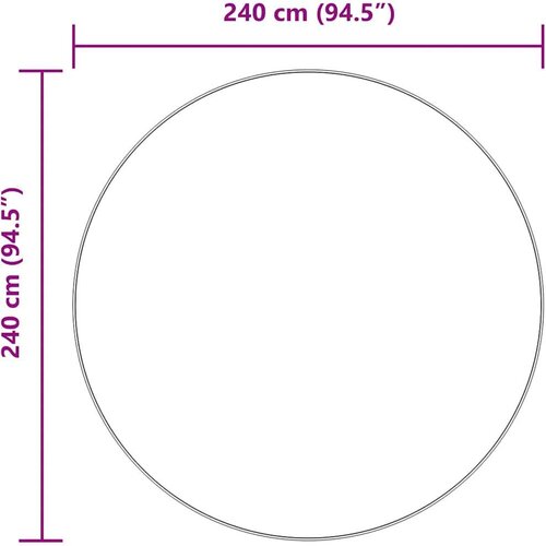  Čupavi tepih s visokim vlaknima srebrnosiva 240x240cm poliester Slike