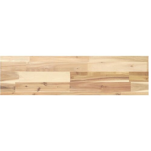  Plutajuće police 4 kom 100x20x4 cm Neobrađeno puno drvo akacije Slike