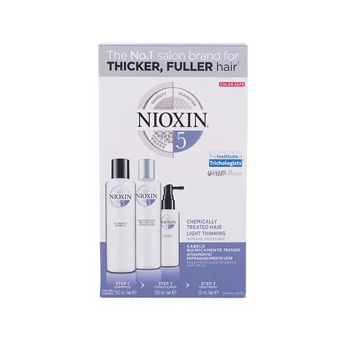 Nioxin system 5 darovni set šampon 150 ml + balzam 150 ml + njega kose 50 ml za žene