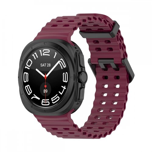  narukvica soft loop za samsung ultra watch 22mm bordo Cene