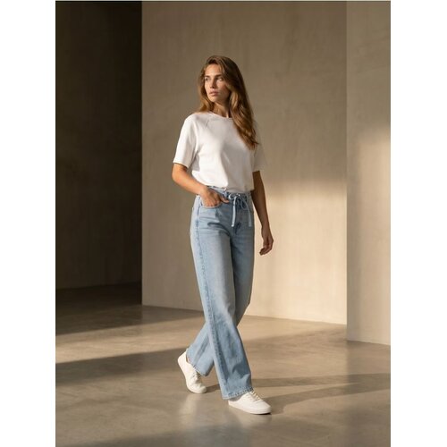 Sinsay Wide leg traperice s efektom ispranosti Slike