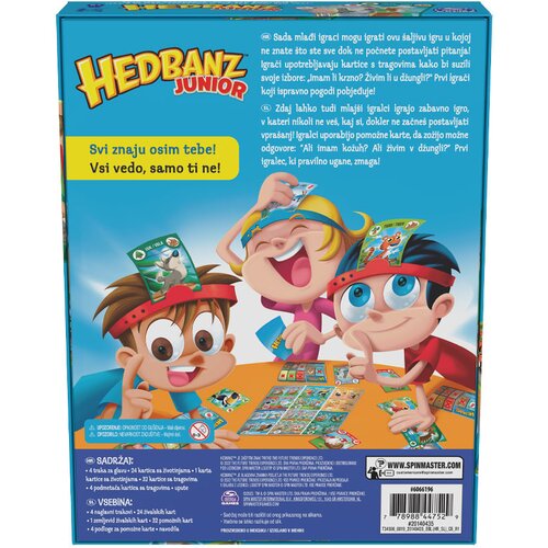 Spin Master Dru&amp;scaron;tvena igra HEADBANZ JUNIOR Slike