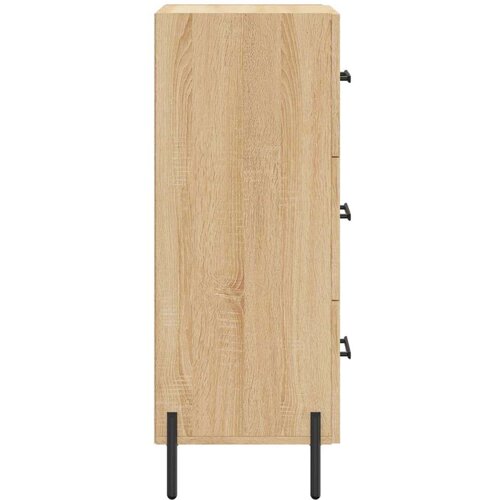 VidaXL Komoda boja hrasta sonome 34 5x34x90 cm od konstruiranog drva Slike
