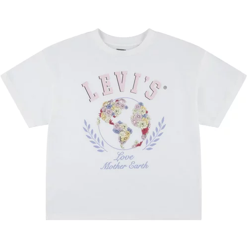Levi's Majica svijetložuta / lavanda / rosé / bijela