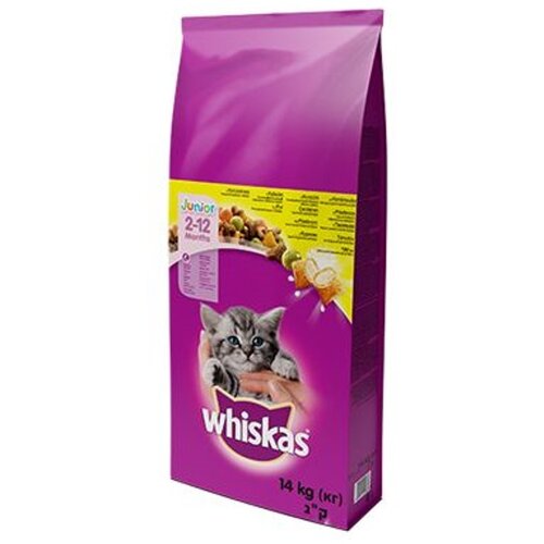 Whiskas Hrana za mačiće sa ukusom piletine Cat Kitten, 14 kg Slike