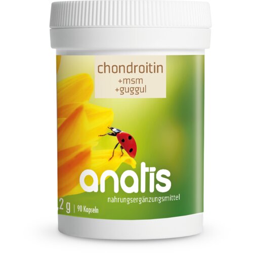 Anatis Naturprodukte Chondroitin + MSM + Guggul - 90 kapsule Slike