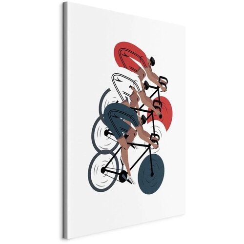  Slika - Cycling Race. Competitors on a Light Background - Illustration 20x30 Standard Cijene