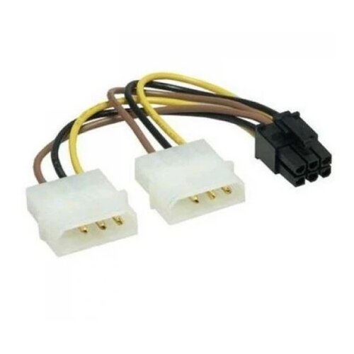 Linkom Adapter za napajanje za VGA 6pin na 2 x Molex Slike