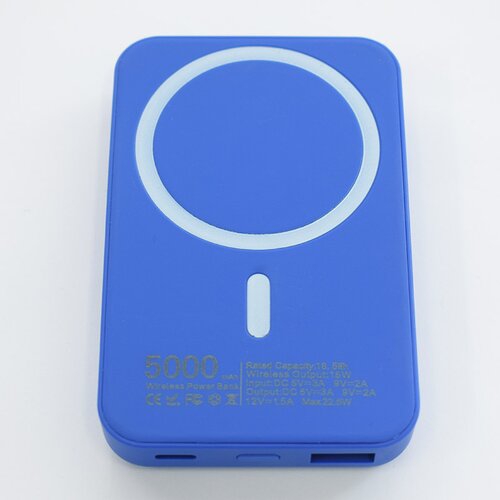  Power Bank Mag Charger 5000 mAh 22.5W tamno plavi Slike