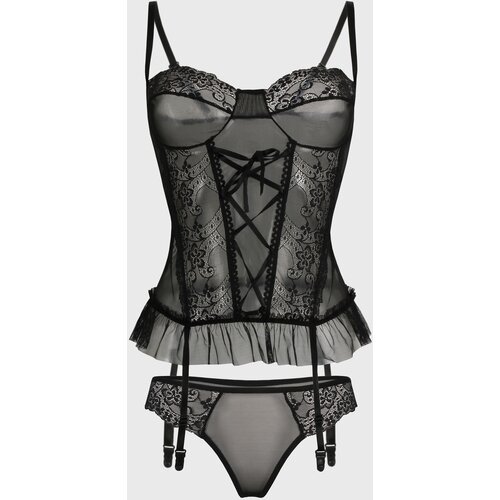 Casmir Marcelle Corset Black Cene
