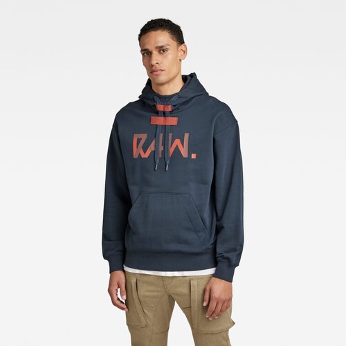 G-star Sweatshirt - RAW. 7411 Loose HDD SW Blue Cijene
