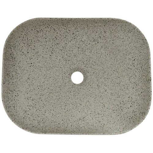  umivaonik sivi pravokutni 48x37,5x13,5 cm keramički Slike