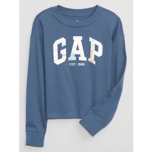 GAP Children's T-shirt with metallic logo - Girls