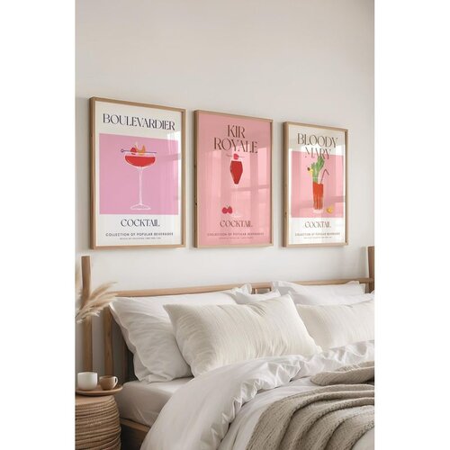 WALLXPERT Č-300537 - 5070 Vi&scaron;ebojni Set Dekorativnih Slika (3 Komada) Cene