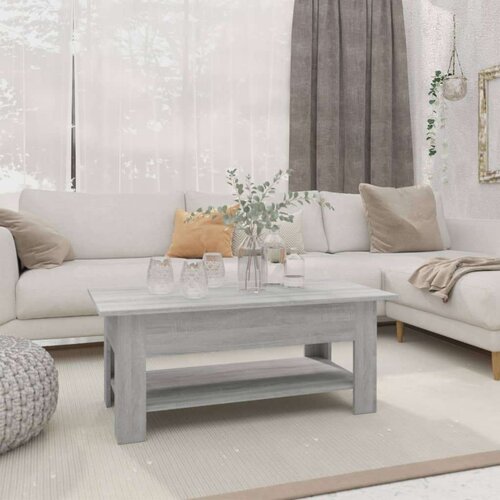 vidaXL stolić za kavu boja sivog hrasta sonome 102x55x42 cm od iverice Cijene