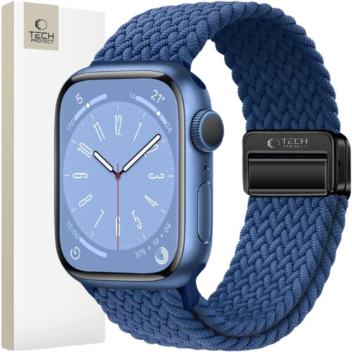 TECH-PROTECT NYLONMAG APPLE WATCH 4 / 5 / 6 / 7 / 8 / 9 / SE / ULTRA 1 / 2 (42 / 44 / 45 / 49 MM) MONTEGO MODRA, (21974498) Cene