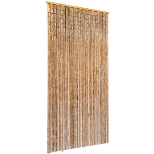 VidaXL Komarnik za vrata iz bambusa 90x220 cm Slike
