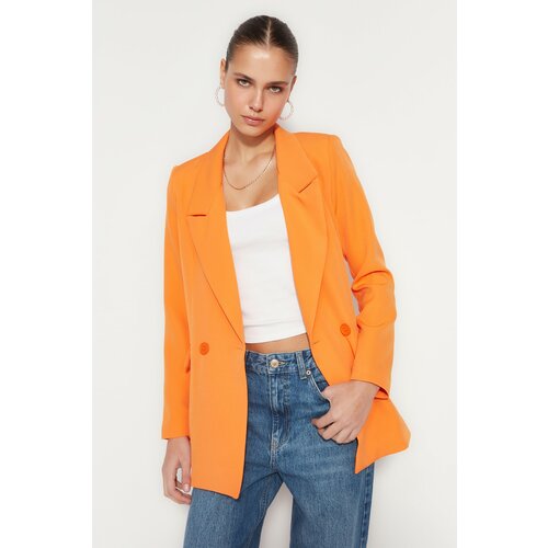 Trendyol Blazer - Orange - Regular Cene