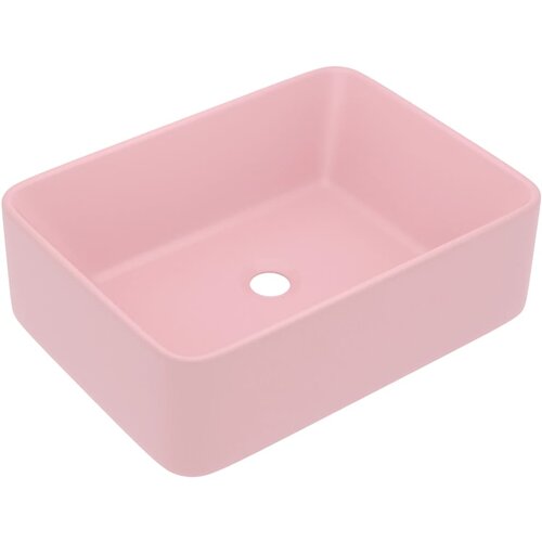 Maison Chic Razkošen Umivalnik - Kopalna umivalnik - Lavabo mat roza 41x30x12 cm keramičen, (21684685) Cene