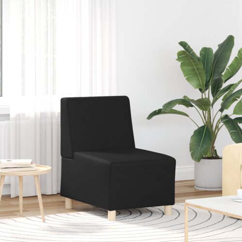 VidaXL Sofa stolica Crna 55 x 74 x 82 cm Slike