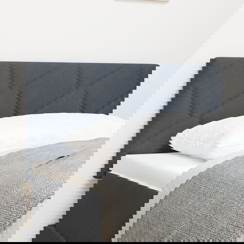 vidaXL Naslon za glavu Dizajn Dijamantnih Blokova Tamno Siva 80 cm Baršun Cijene