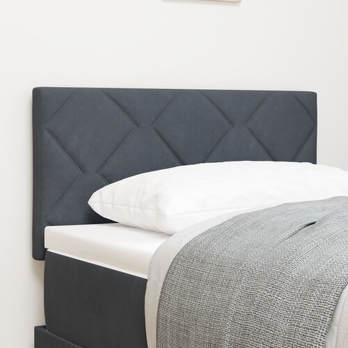 VidaXL Naslon za glavu Dizajn Dijamantnih Blokova Tamno Siva 80 cm Bar&amp;scaron;un Slike