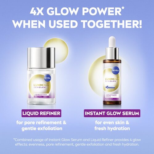Nivea Luminous 630 Skin Glow posvjetljujući serum za lice 30 ml Slike