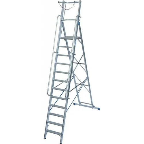 Krause-werk prostostoječa lestev s platformo Stabilo 1x12 stopnic 127563