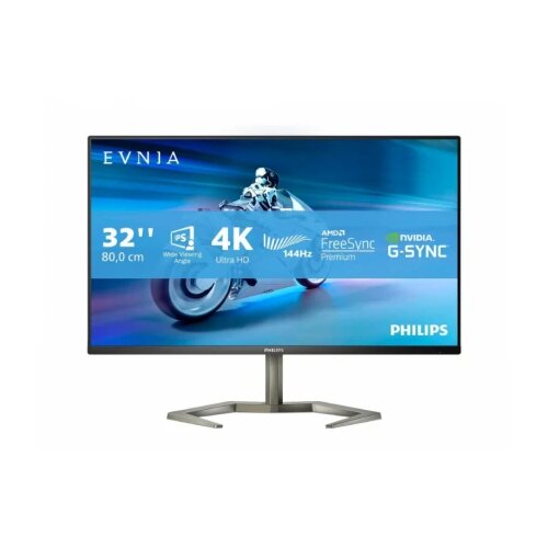 Philips Monitor 80 cm (31,5&amp;quot;) 32M1N5800A 3840x2160 Gaming 144Hz IPS 1ms 2xHDMI 2xDisplayPort 4xUSB3.2 Pivot Zvočniki Zvočniki 2x5W 3H sRGB124% FreeSync Premium G-Sync Compatible HDR400, (21154895) Slike