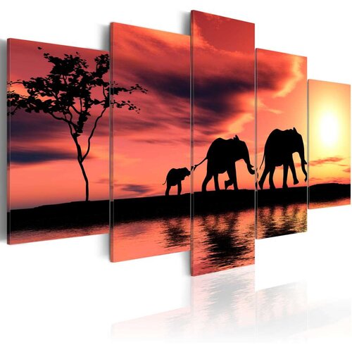  Slika - African elephants family 200x100 Slike