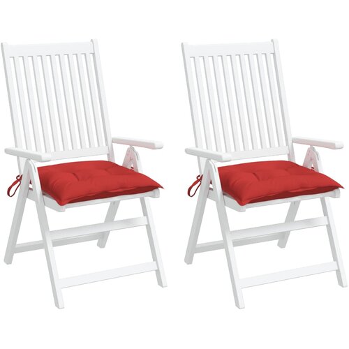vidaXL Jastuci za palete 2 kom crveni 50 x 50 x 7 cm od tkanine Oxford Cijene