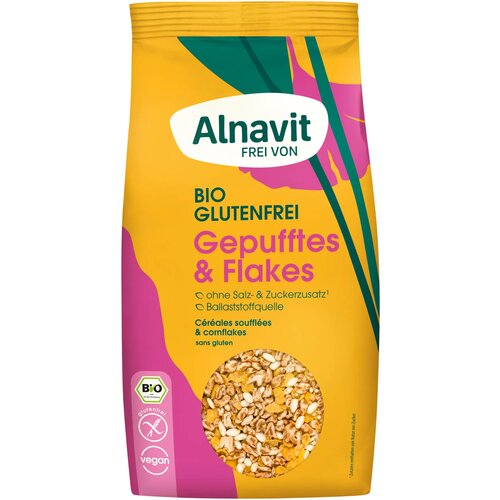 Alnavit Bio žitarice - ekspandirane in kosmiči - 200 g Slike