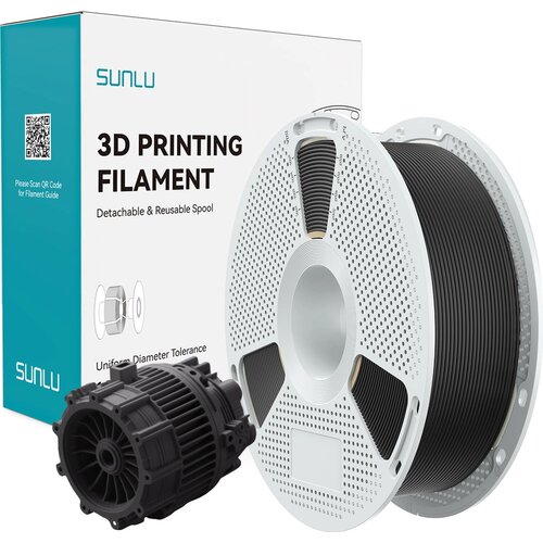 SUNLU PA6-GF black, 1.75 mm / 1000 g Slike