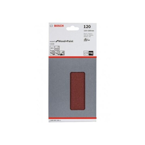 Bosch Brusni list C430, pakovanje od 10 komada 115 x 230mm. P120 Cene