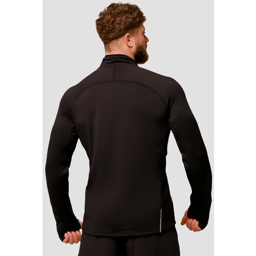 GymBeam Majica za trčanje Pulse 1/2 Zip Black XXL Slike