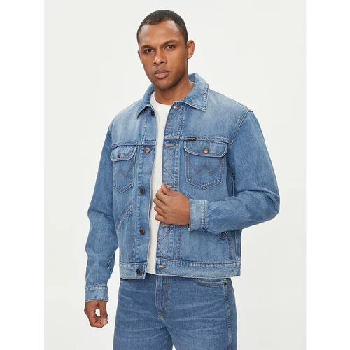 Wrangler Jeans jakna 124MJ 112350476 Modra Regular Fit