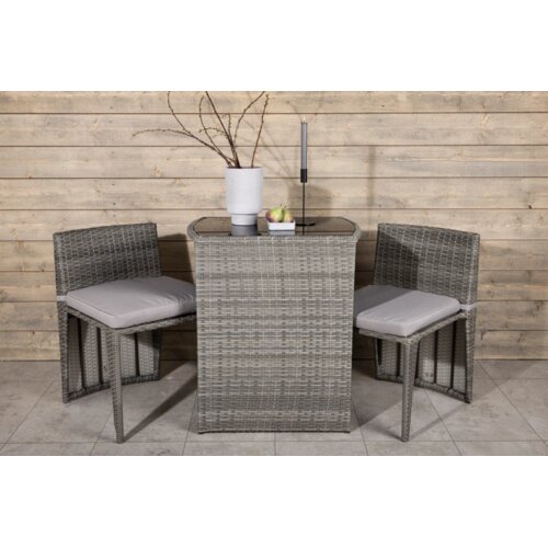 Venture Home Savanna balkonski set, sivi Cijene