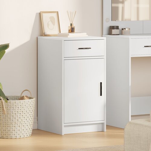 vidaXL Bijela Drvo Srednji Bife Pravokutni Moderni Bife sideboard Cijene