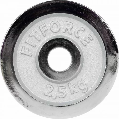 Fitforce PLC 2,5KG 30MM Nakládací kotouč, srebrna, veličina