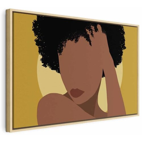  Slika - Invisible Gaze (1 Part) Wide 60x40 U prirodnom drvenom okviru Cene