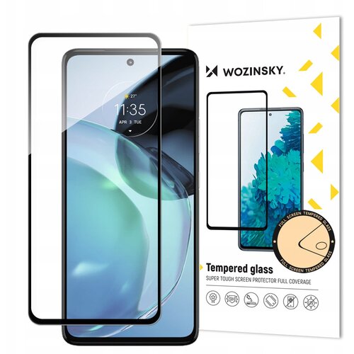 Wozinsky SZKŁO HARTOWANE NA CAŁY EKRAN Z RAMKĄ CZARNY DO MOTOROLA MOTO G72, (21911448) Slike