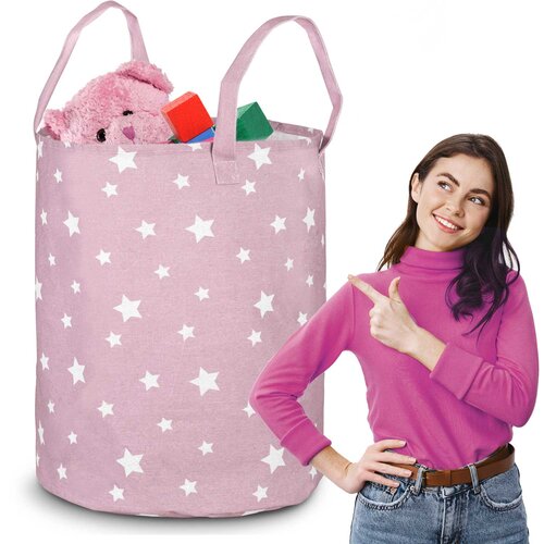 Janshop Nukido igrača košara - roza, (21298224) Cene