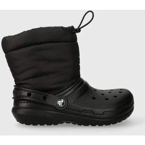Crocs Dječje cipele za snijeg Classic Lined Neo Puff boja: crna