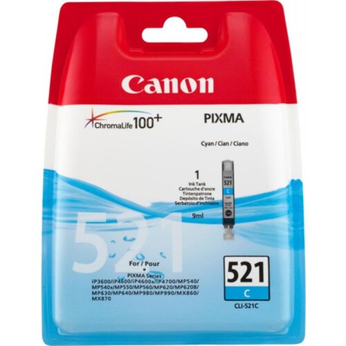 Canon KARTU&amp;Scaron;A CLI-521C Cyan INK - 2934B009, (21734960) Slike