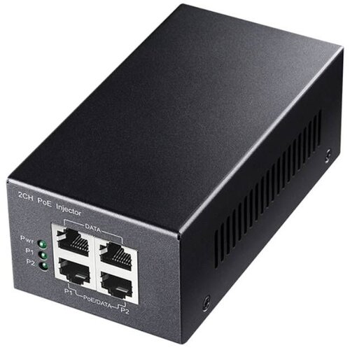 Cudy POE220 2x 30W gigabit poe+/poe injector, 802.3at/802.3af standard, data&amp;power 100 meters, metal Cene