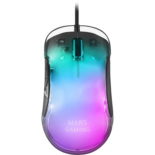 Mars Gaming Mouse Mmglow Chroma Black, (21405140) Cene
