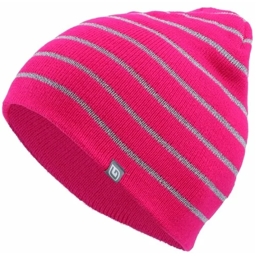 Lewro REFO Pletena kapa za djevojčice, ružičasta, veličina
